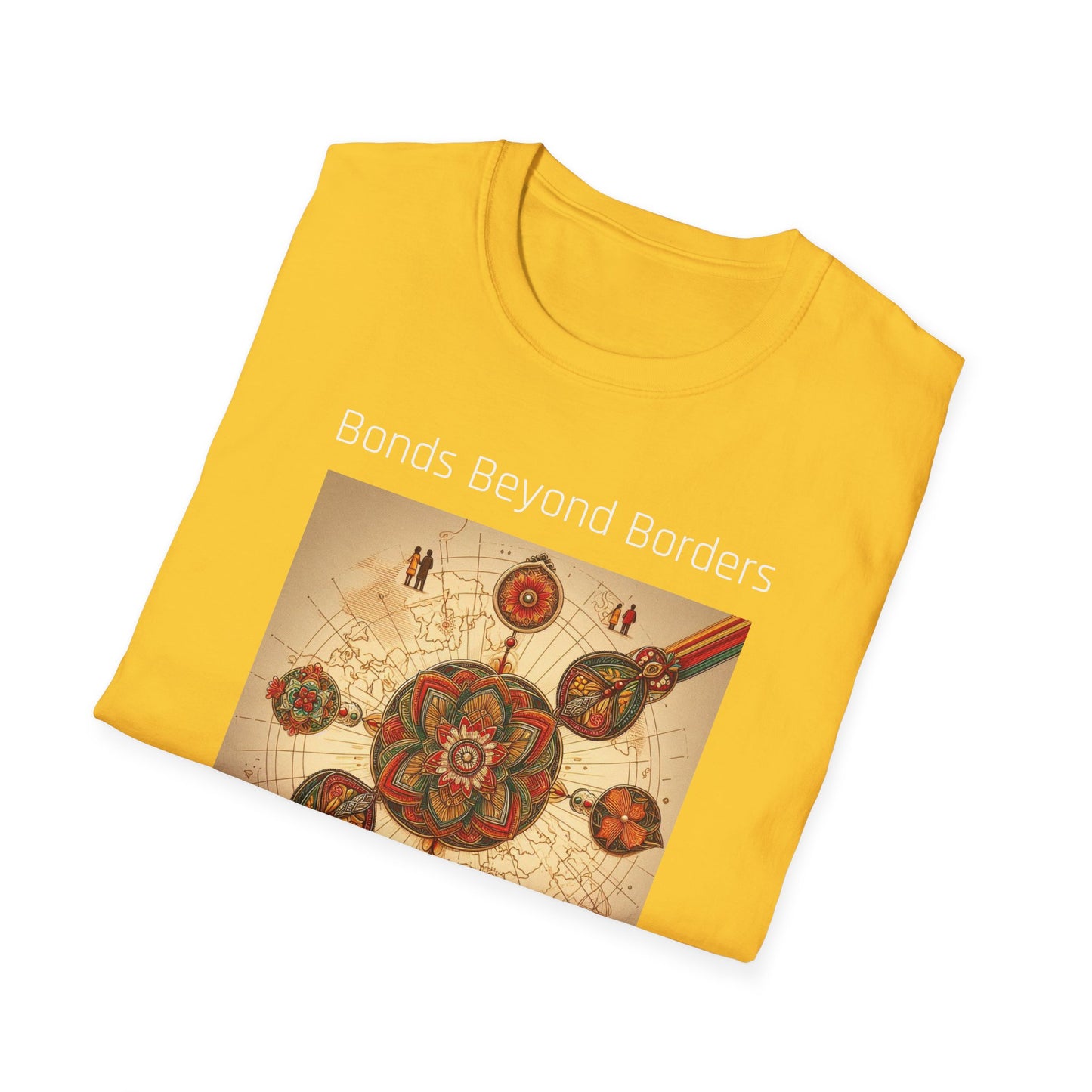 Rakhi Men's T-Shirt | Bonds Beyond Borders | Celebrating Rakhi in Germany | Men's Softstyle T-Shirt