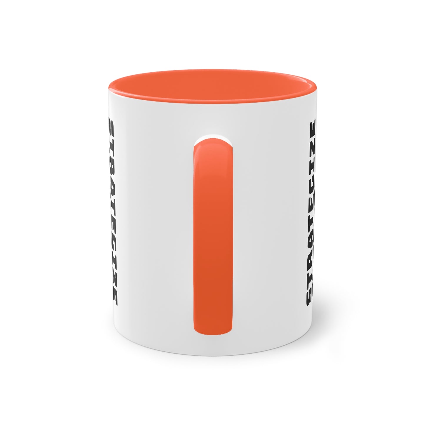 Coffee Mug | Chess themed Coffee Mug | Strategize. Execute. Dominate. Coffee Mug | Two-Tone Coffee Mug, 11oz