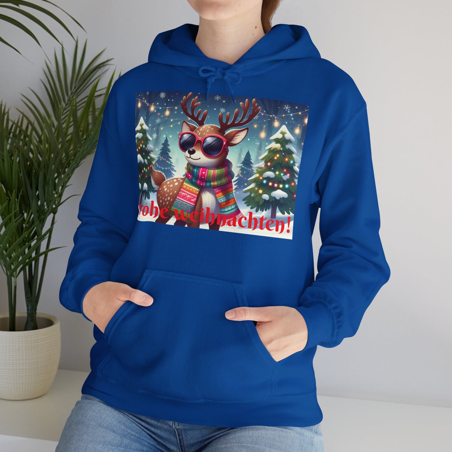XXXL+ | Women's Hooded Sweatshirt - Frohe Weihnachten!
