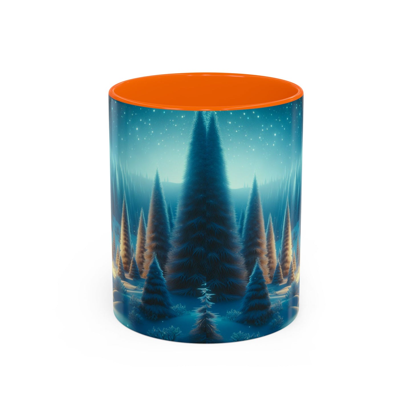 Coffee Mug Snowy Forest Scene