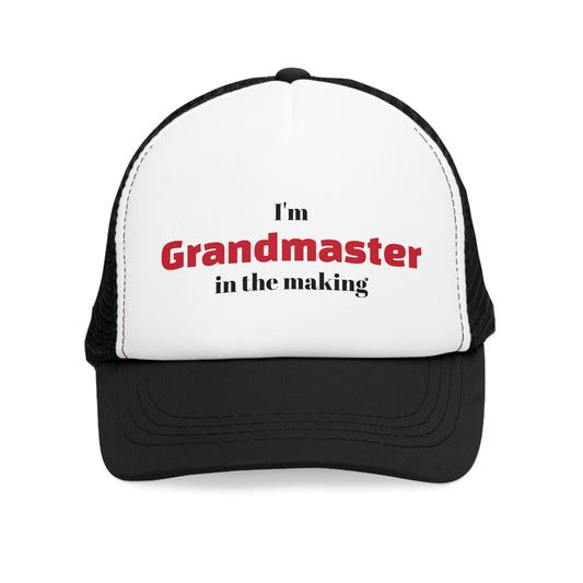 Cap | I'm Grandmaster in the making | Chess themed | Cool & Bold | Mesh Cap