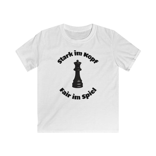 Kids Chess T-Shirt - Stark im Kopf Fair im Spiel Design