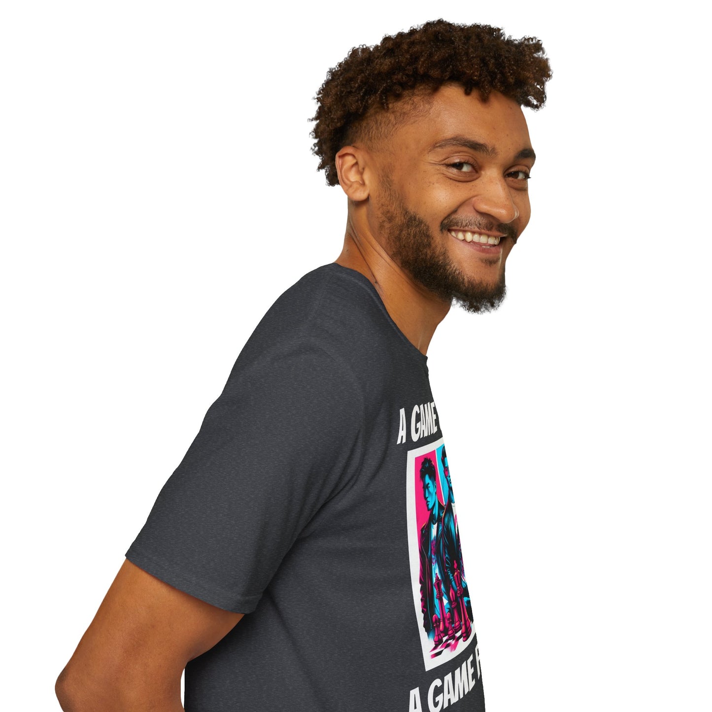 Men's T-Shirt | A Game of Kings. A Game for Kings | Bold & Stylish | Chess Themed | Men's Softstyle T-Shirt