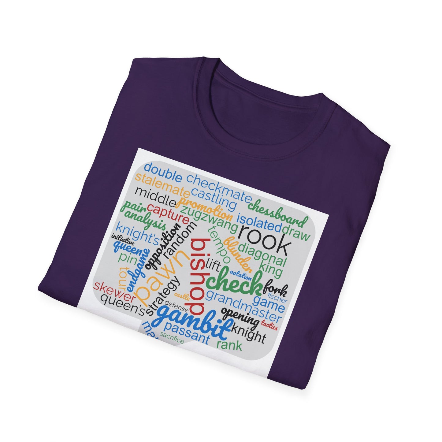 Women's T-Shirt | Quick Reference for Chess Talk | Funny | Chess themed | Women's Softstyle T-Shirt