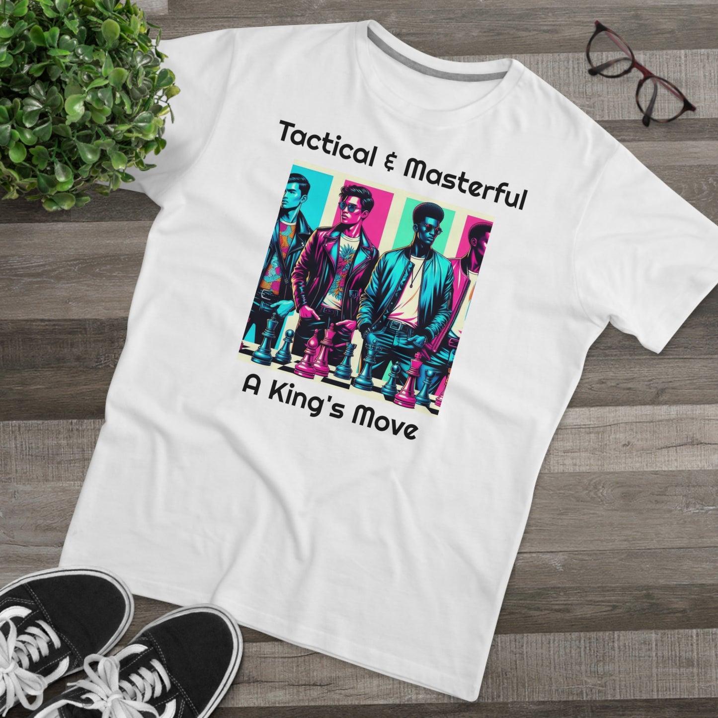 Men's T-Shirt | Tactical & Masterful - A King's Move | Bold & Stylish | Chess Themed | Men's Modern-fit Tee