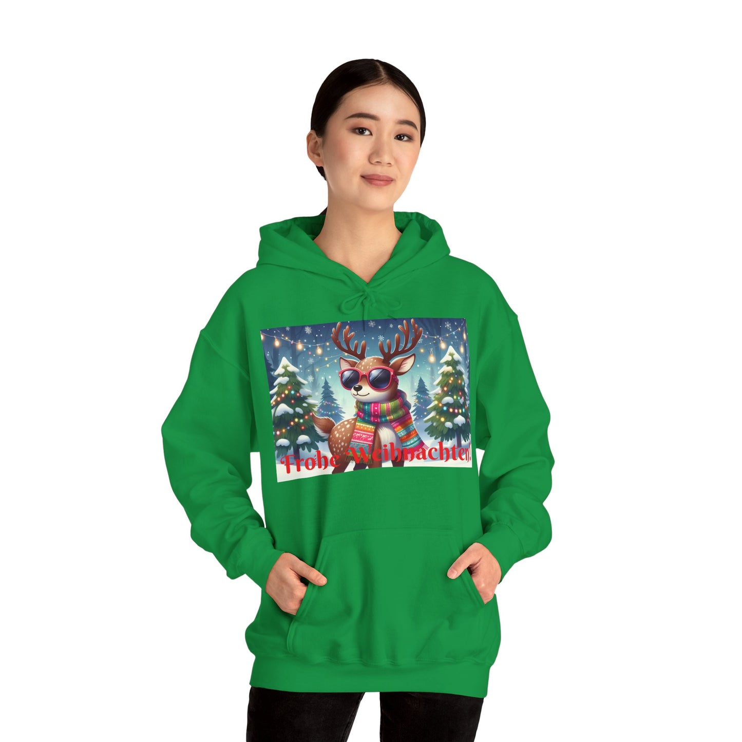 Women's Hooded Sweatshirt - Frohe Weihnachten!