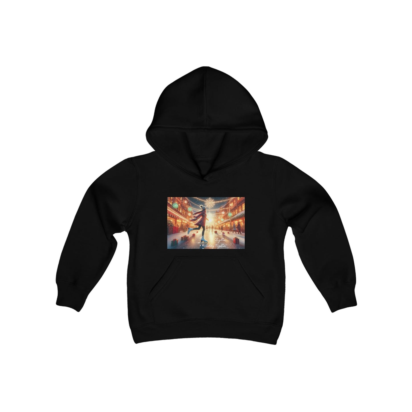 Girls' Hooded Sweatshirt - Ice, Lights, & Holiday Nights!