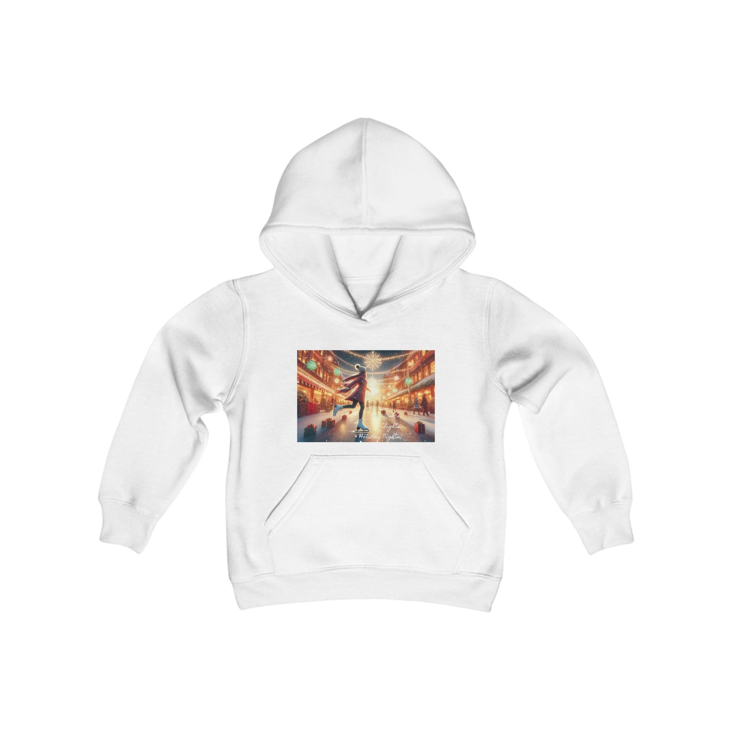 Girls' Hooded Sweatshirt - Ice, Lights, & Holiday Nights!