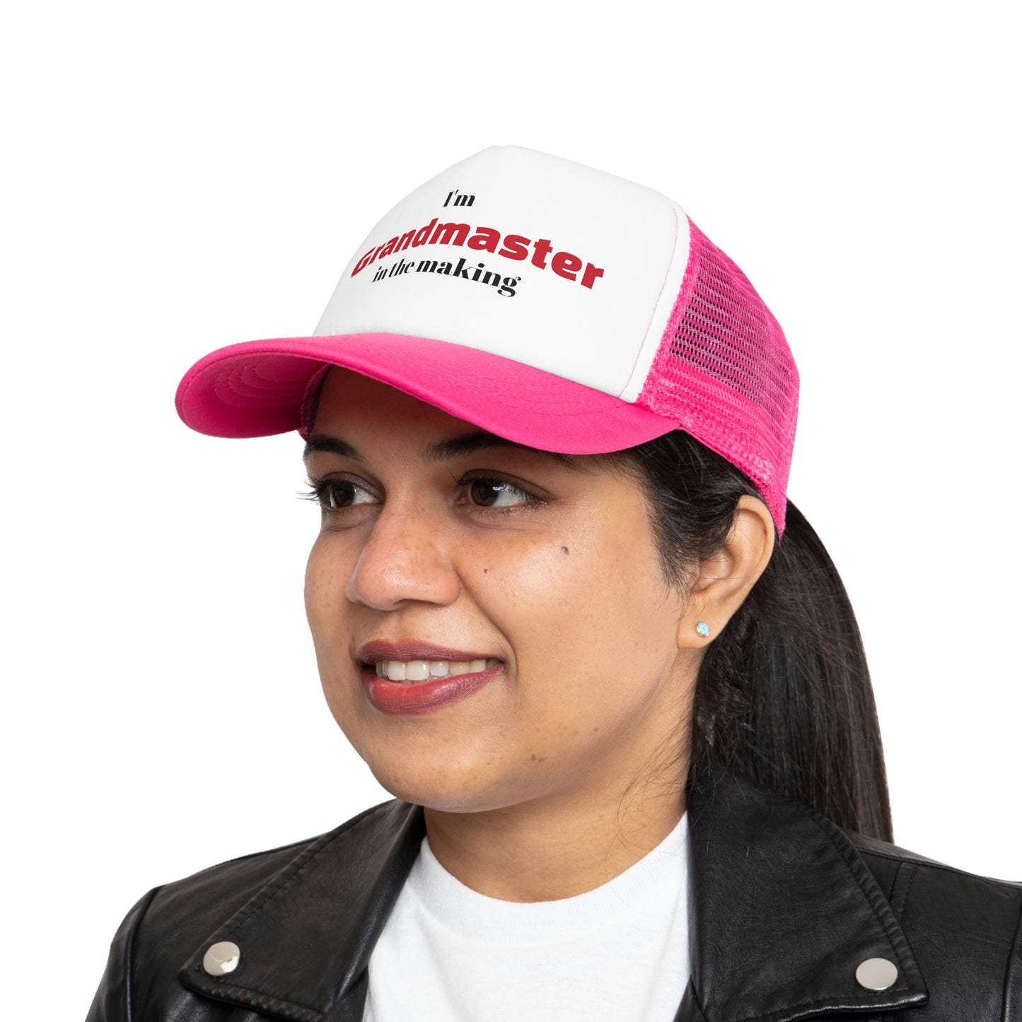 Cap | I'm Grandmaster in the making | Chess themed | Cool & Bold | Mesh Cap