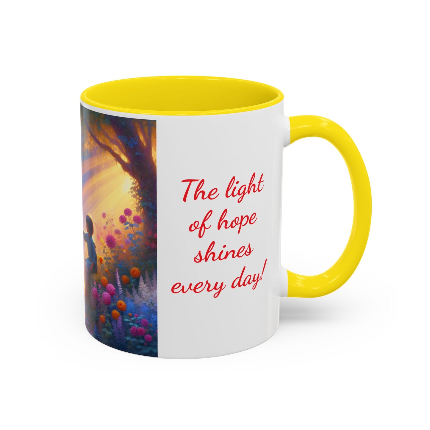 Coffee Mug | Light of Hope | Accent Coffee Mug