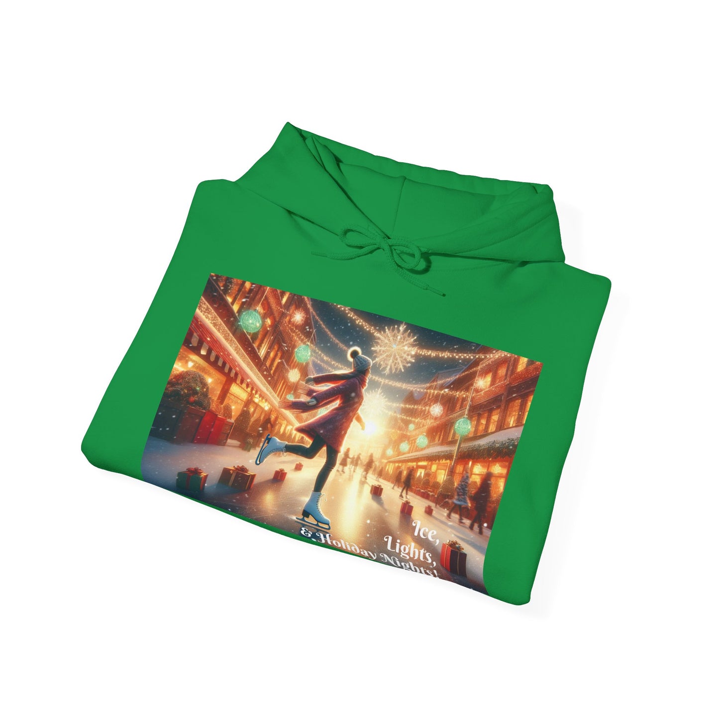 Women's Hooded Sweatshirt - Ice, Lights, & Holiday Nights!