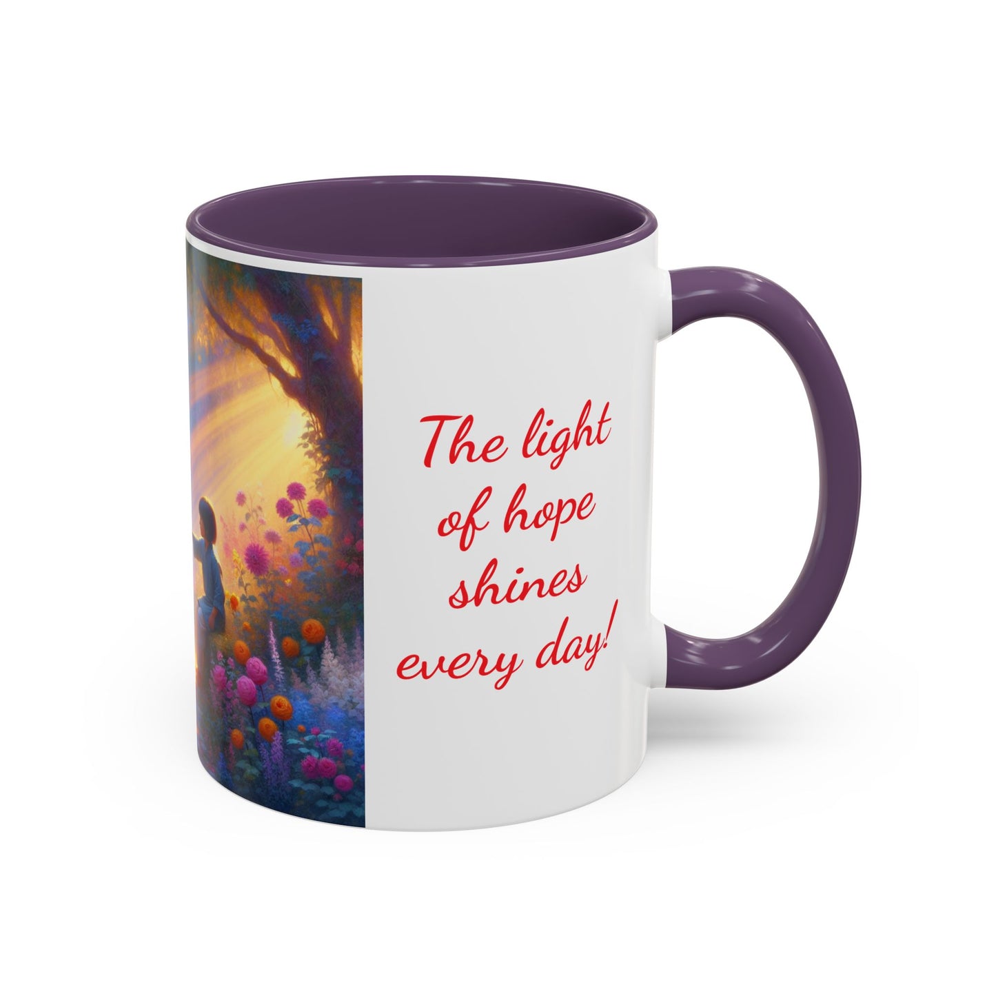 Coffee Mug | Light of Hope | Accent Coffee Mug