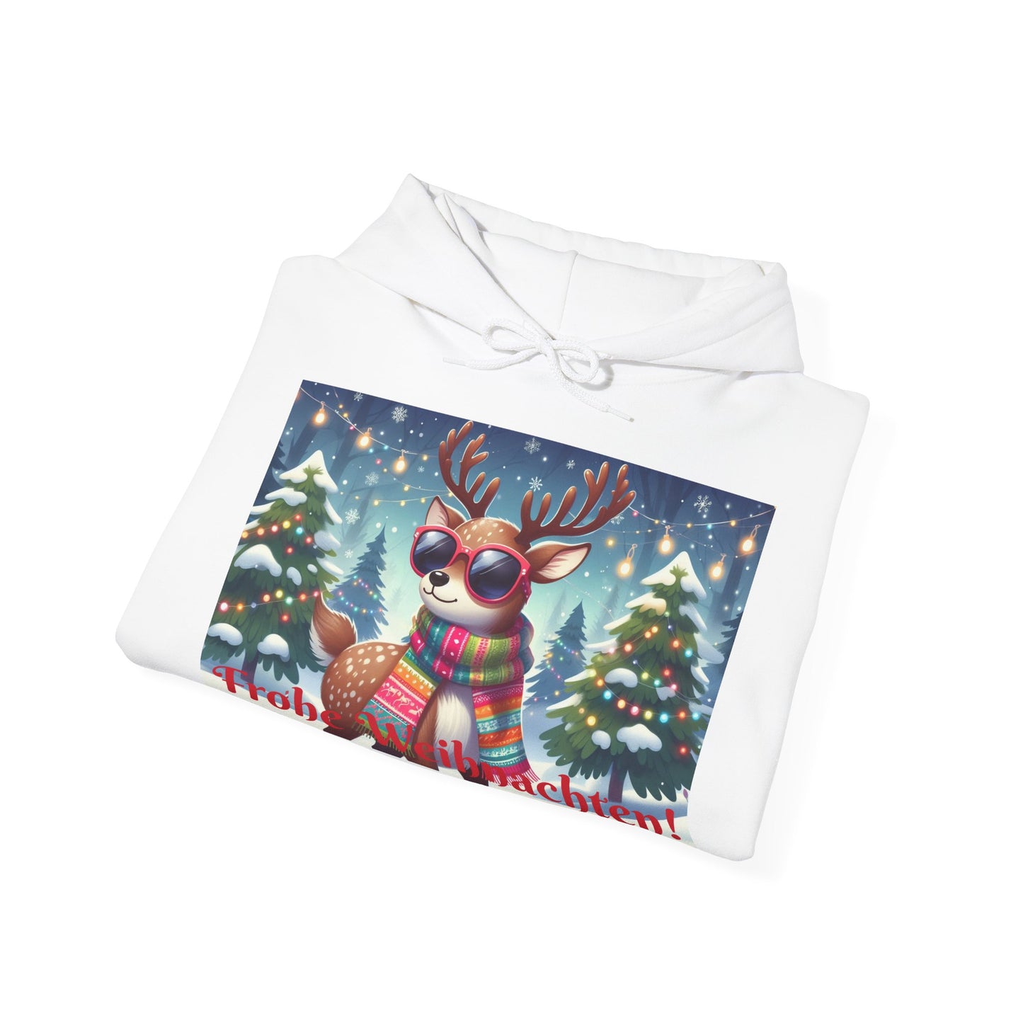 Men's Hooded Sweatshirt - Frohe Weihnachten!