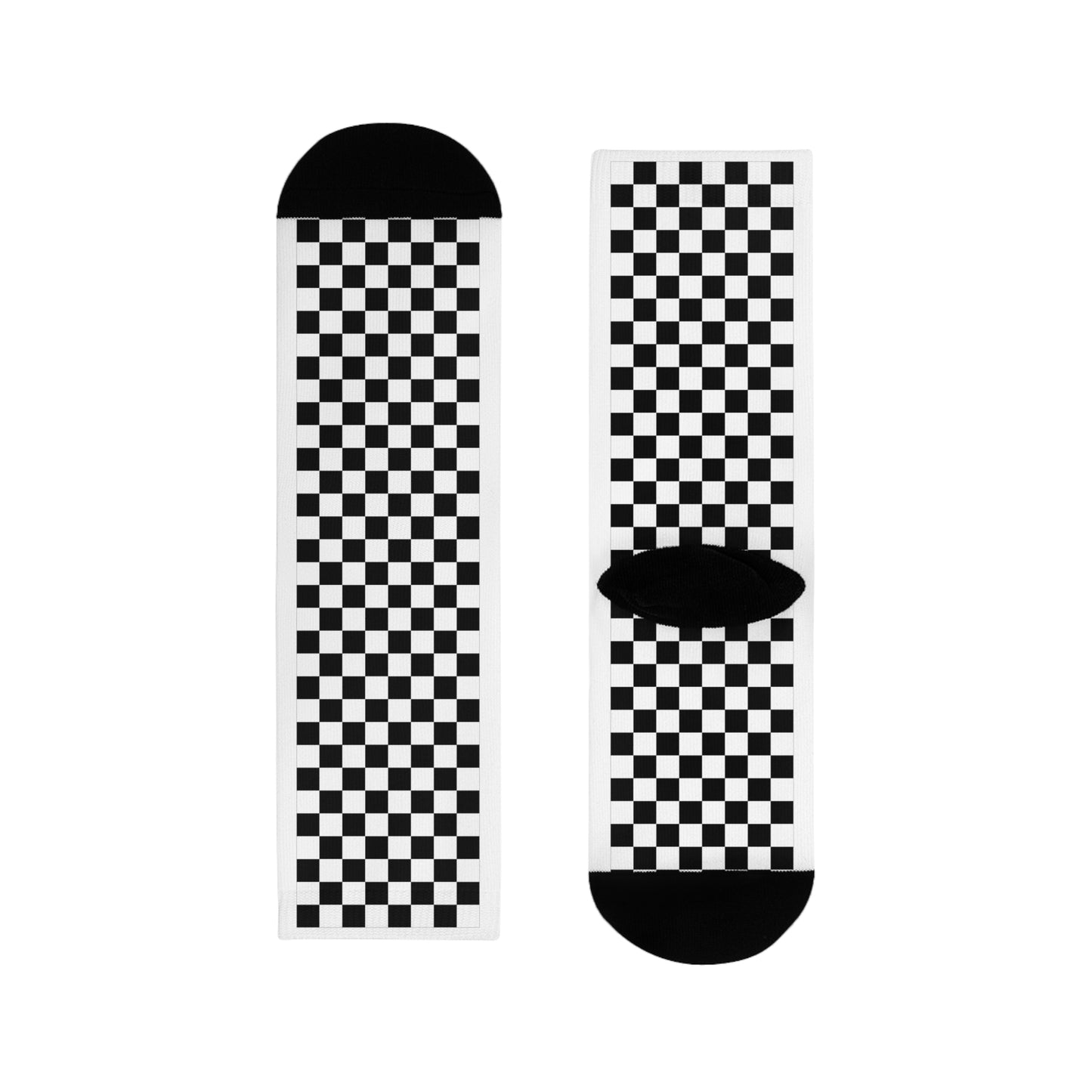 Fun Socks | Chess themed | Cool & Stylish Sublimation Crew Socks (EU)
