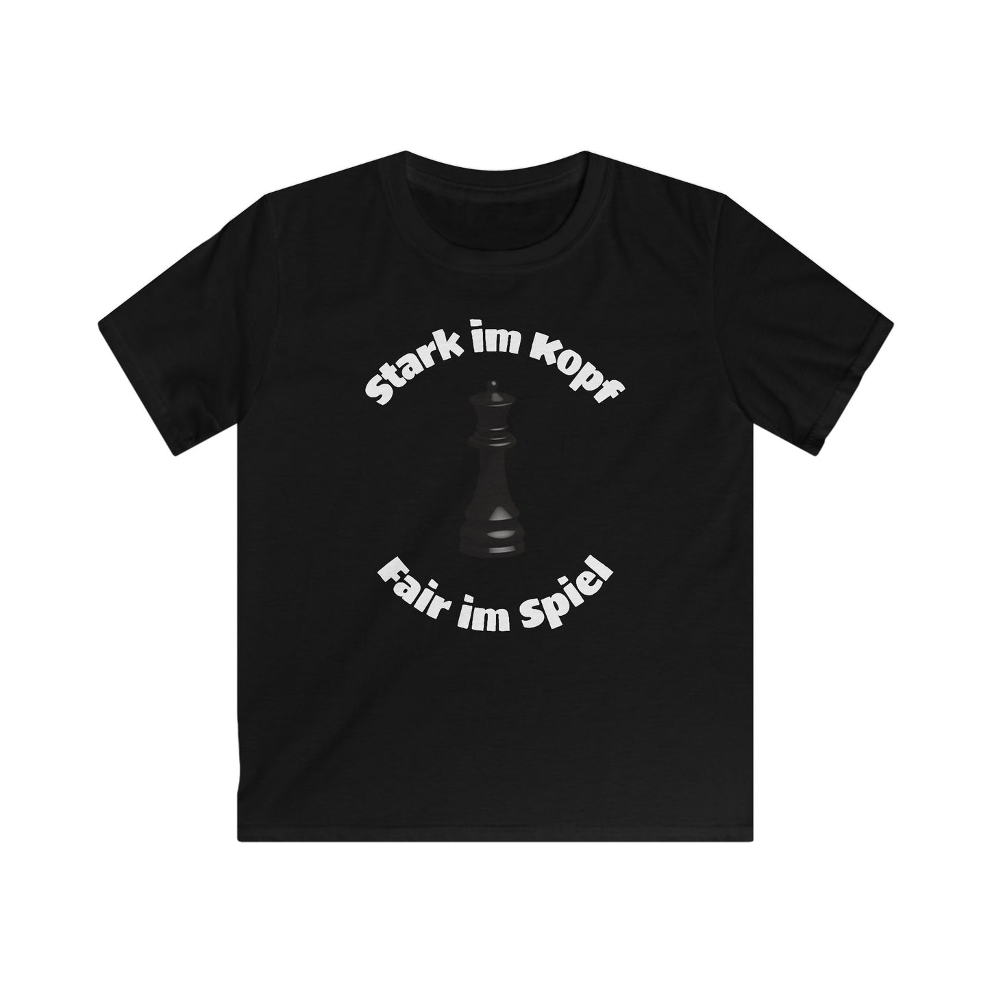 Kids Chess T-Shirt - Stark im Kopf Fair im Spiel Design