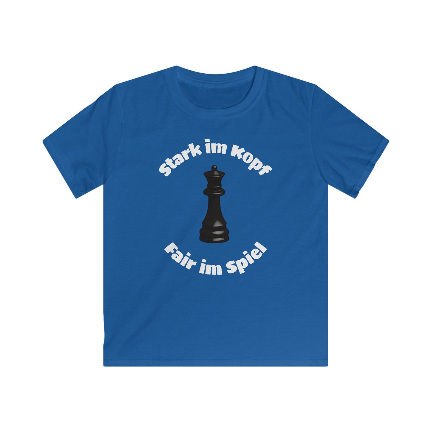 Kids Chess T-Shirt - Stark im Kopf Fair im Spiel Design