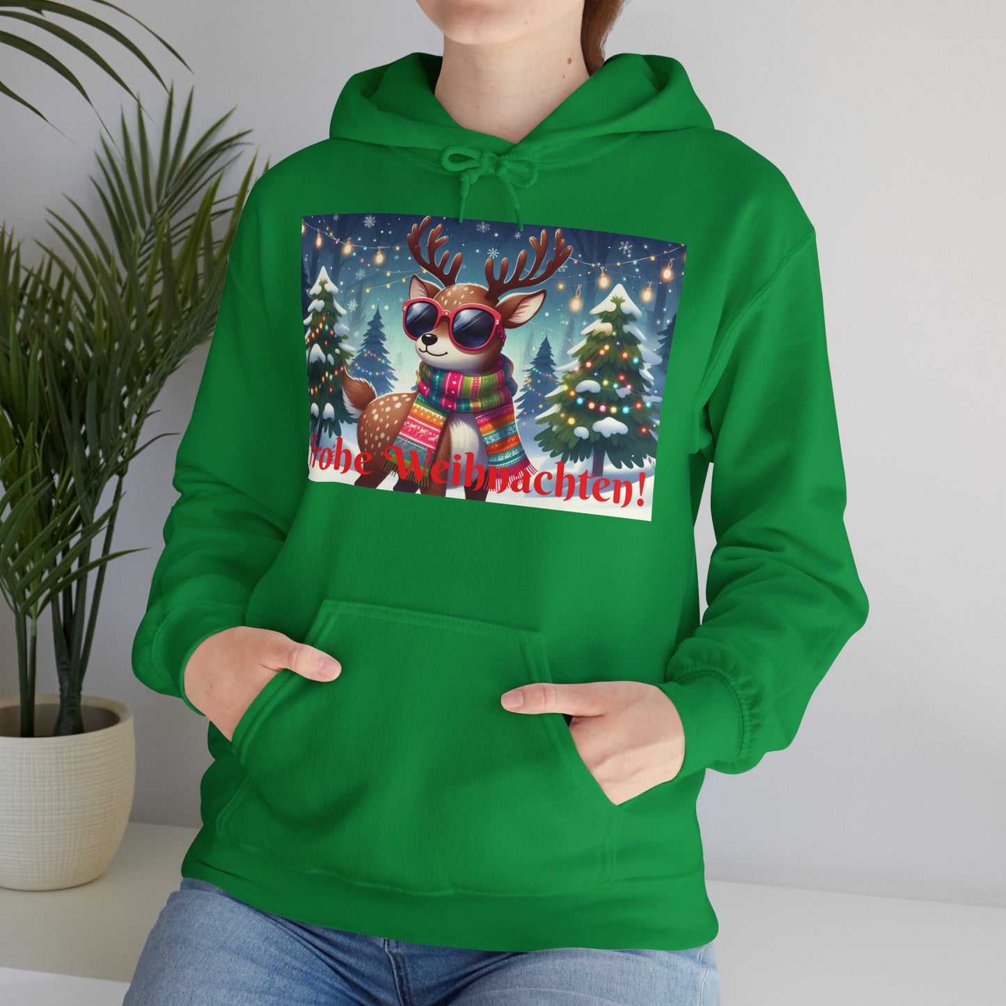 Women's Hooded Sweatshirt - Frohe Weihnachten!