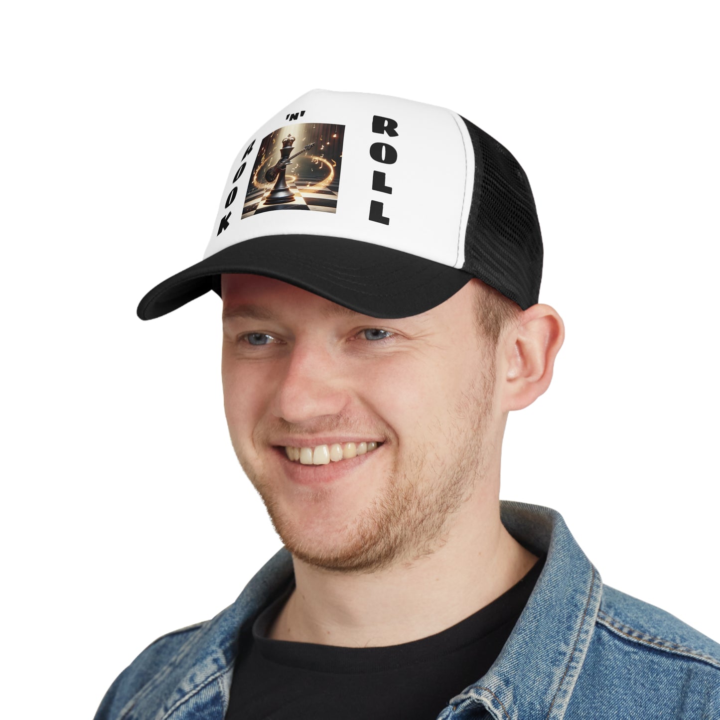 Cap | Rook 'n' Roll | Chess themed | Cool & Bold | Mesh Cap