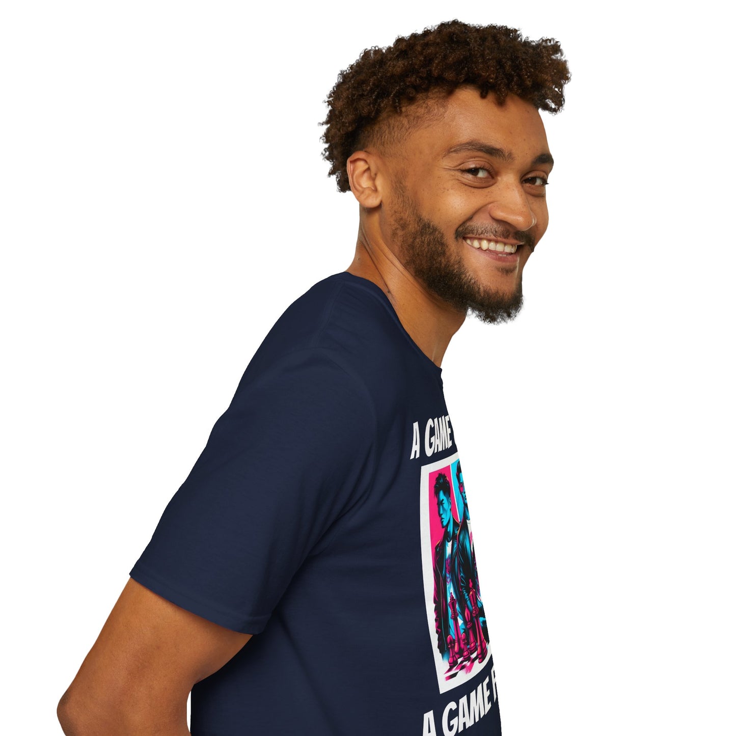 Men's T-Shirt | A Game of Kings. A Game for Kings | Bold & Stylish | Chess Themed | Men's Softstyle T-Shirt