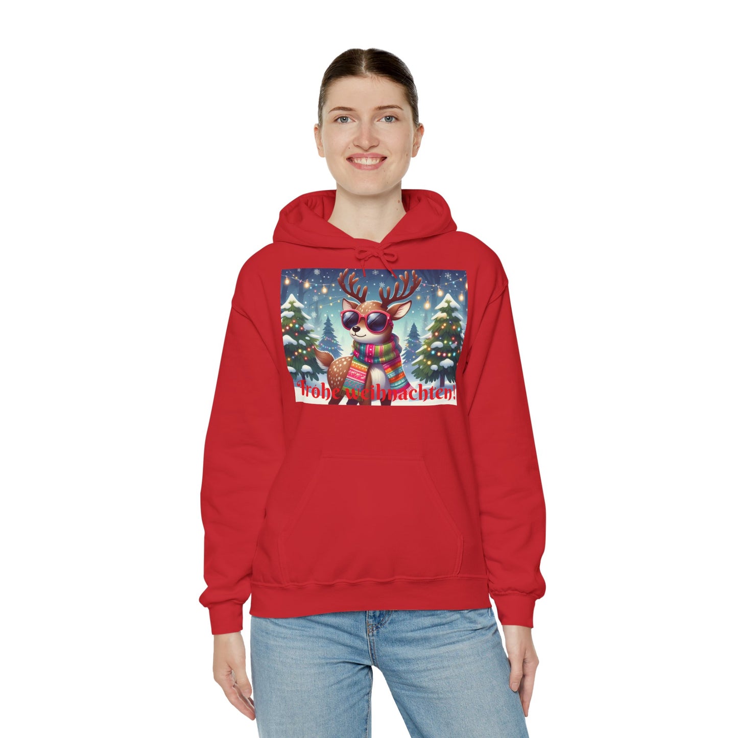 XXXL+ | Women's Hooded Sweatshirt - Frohe Weihnachten!