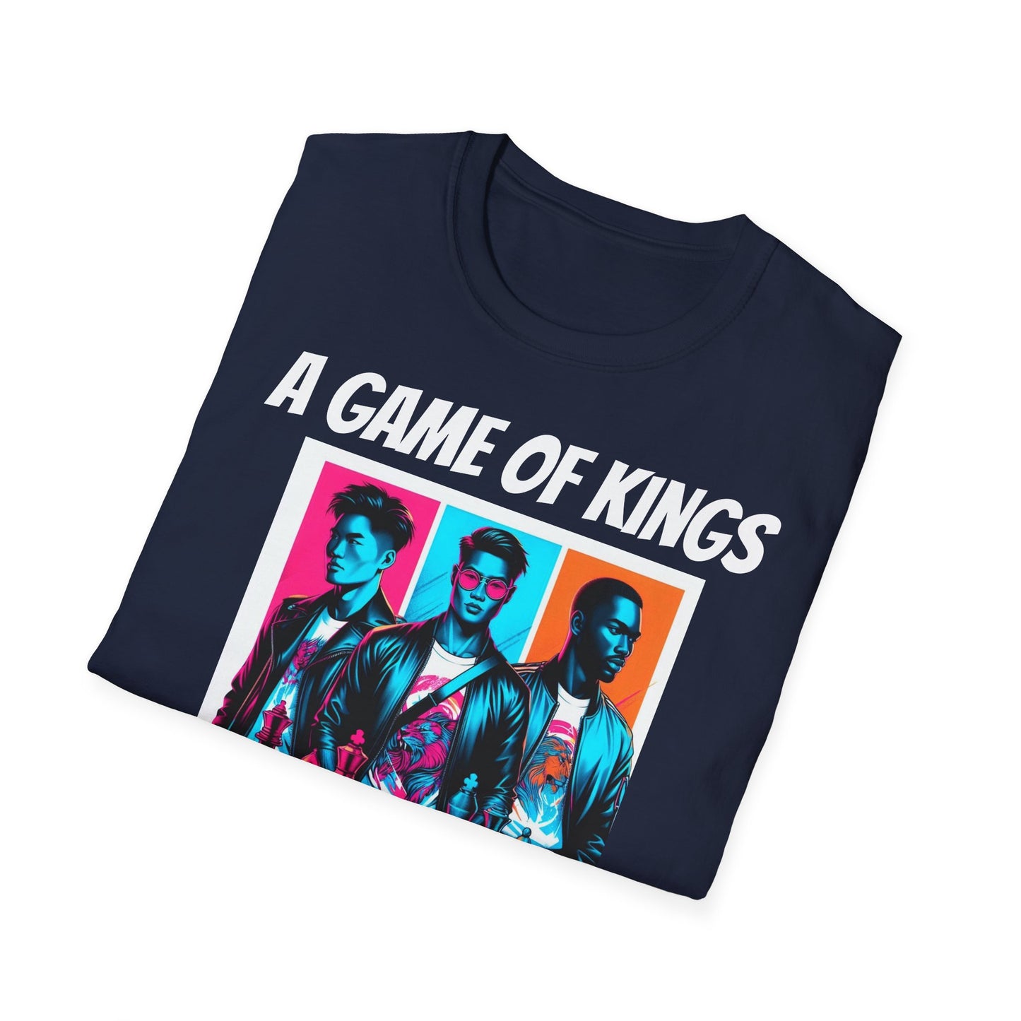 Men's T-Shirt | A Game of Kings. A Game for Kings | Bold & Stylish | Chess Themed | Men's Softstyle T-Shirt