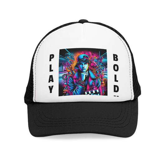 Men's Cap | Boys' Cap | Play Bold | Chess Themed | Cool & Stylish | Mesh Cap