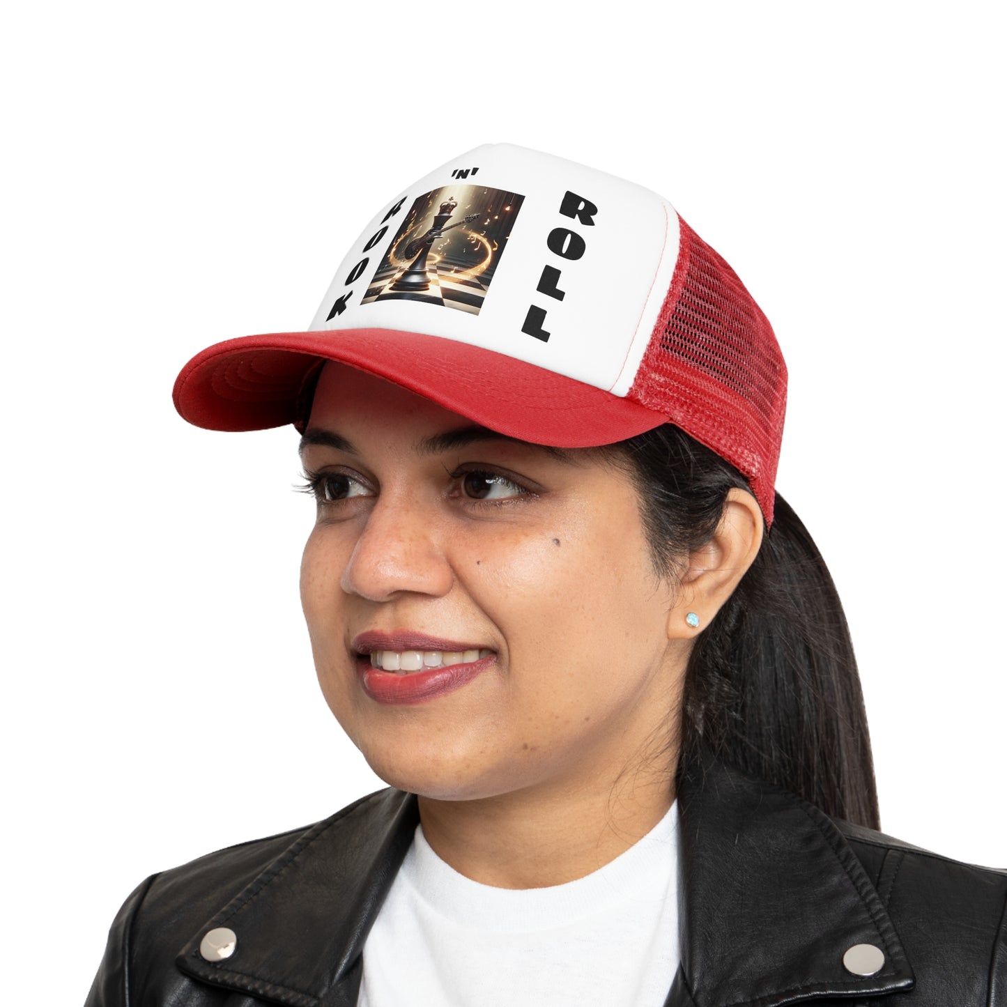 Cap | Rook 'n' Roll | Chess themed | Cool & Bold | Mesh Cap