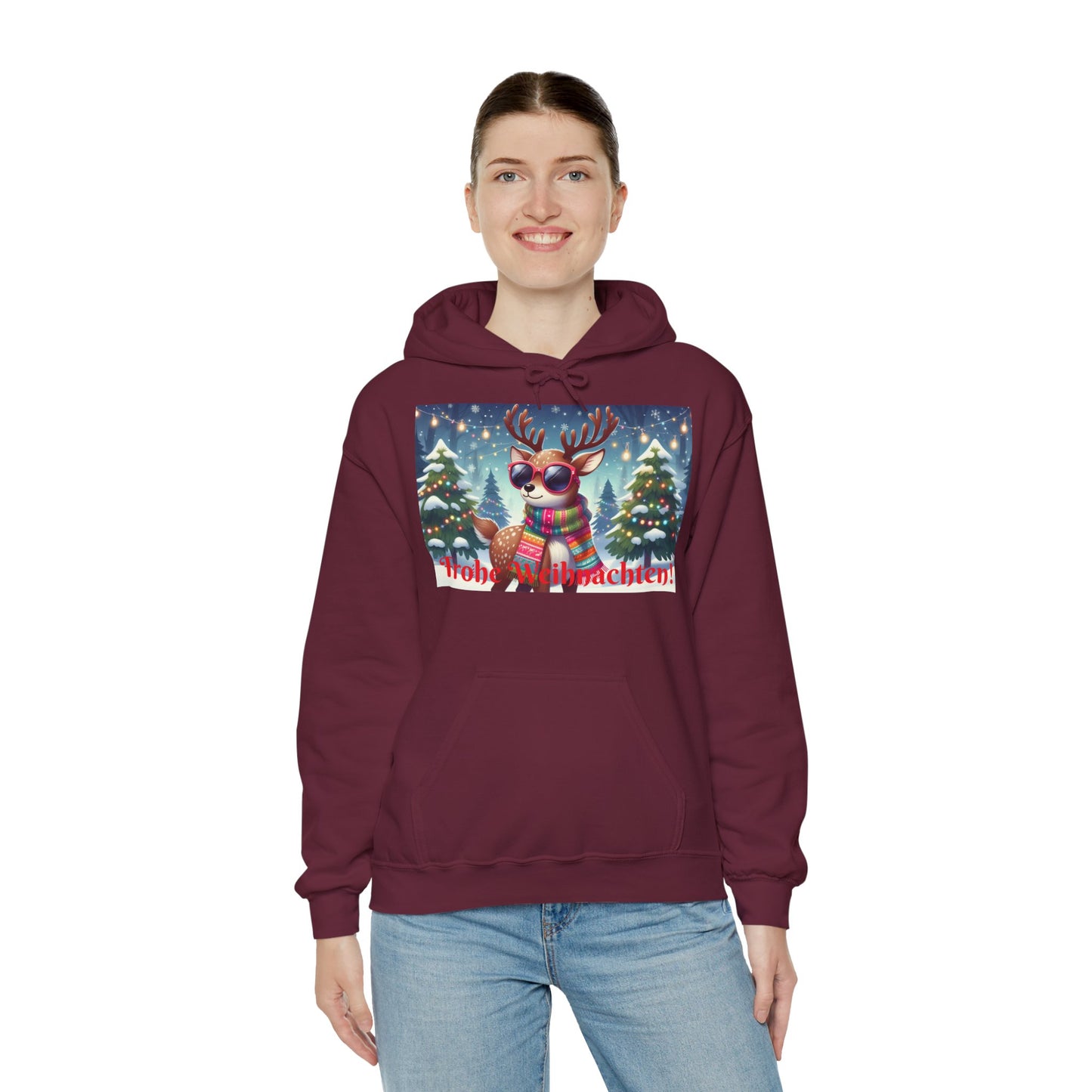 Women's Hooded Sweatshirt - Frohe Weihnachten!