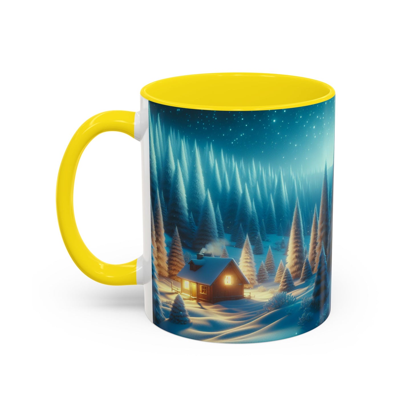 Coffee Mug Snowy Forest Scene