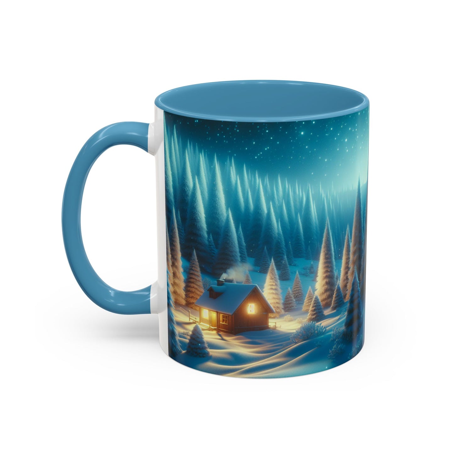 Coffee Mug Snowy Forest Scene