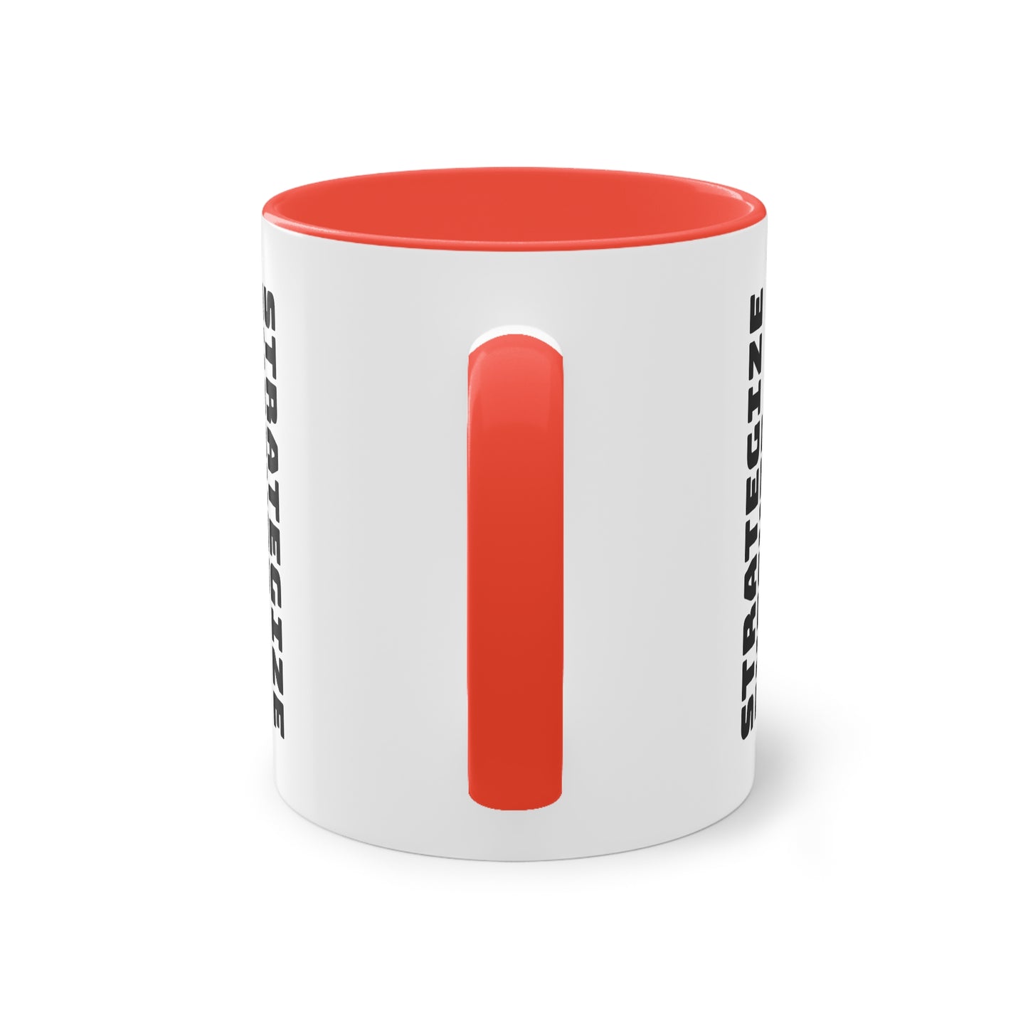 Coffee Mug | Chess themed Coffee Mug | Strategize. Execute. Dominate. Coffee Mug | Two-Tone Coffee Mug, 11oz