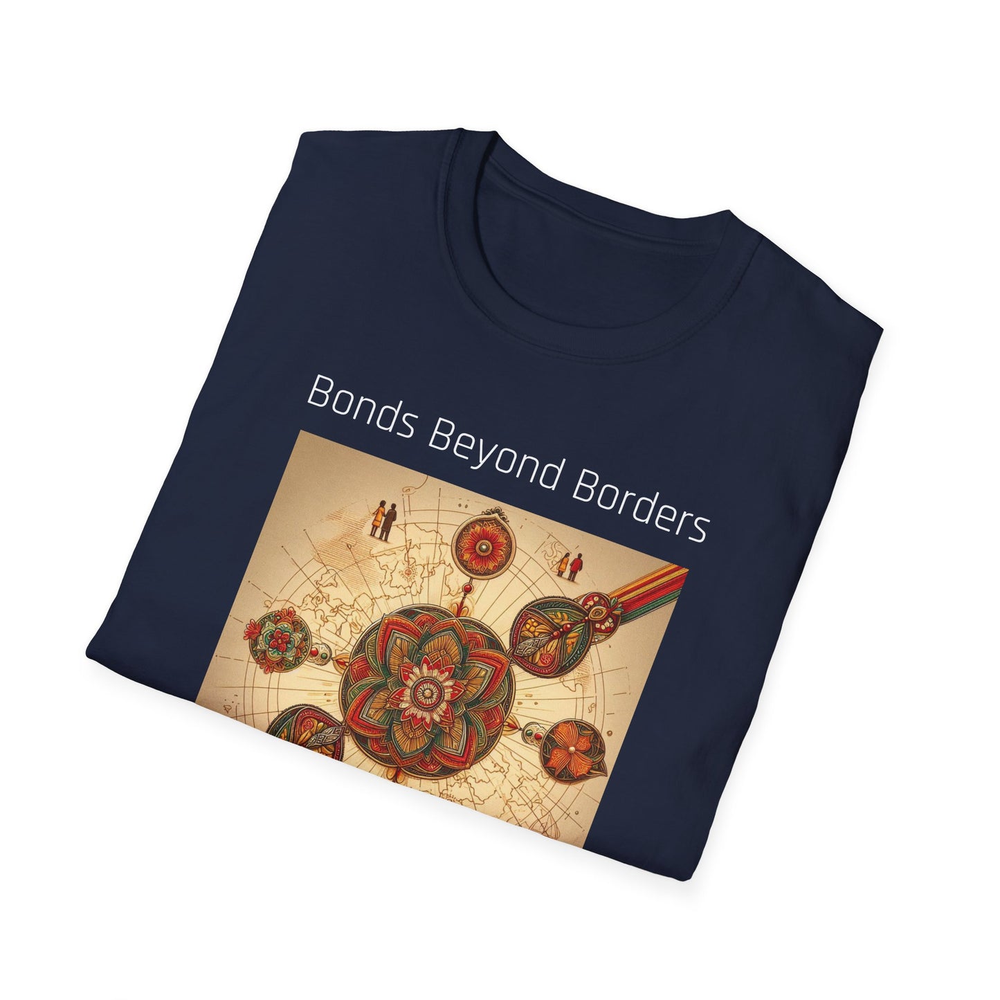 Rakhi Men's T-Shirt | Bonds Beyond Borders | Celebrating Rakhi in Germany | Men's Softstyle T-Shirt