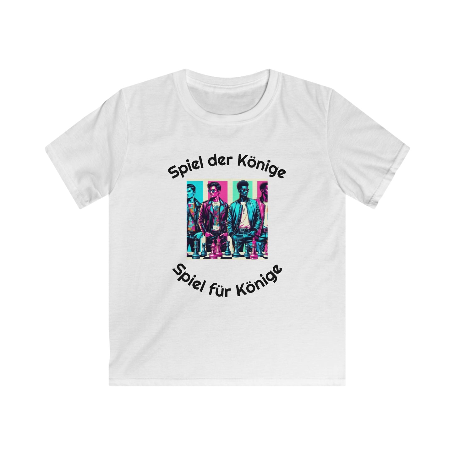 Kids Chess T-shirt - Spiel der Könige, Spiel für Könige