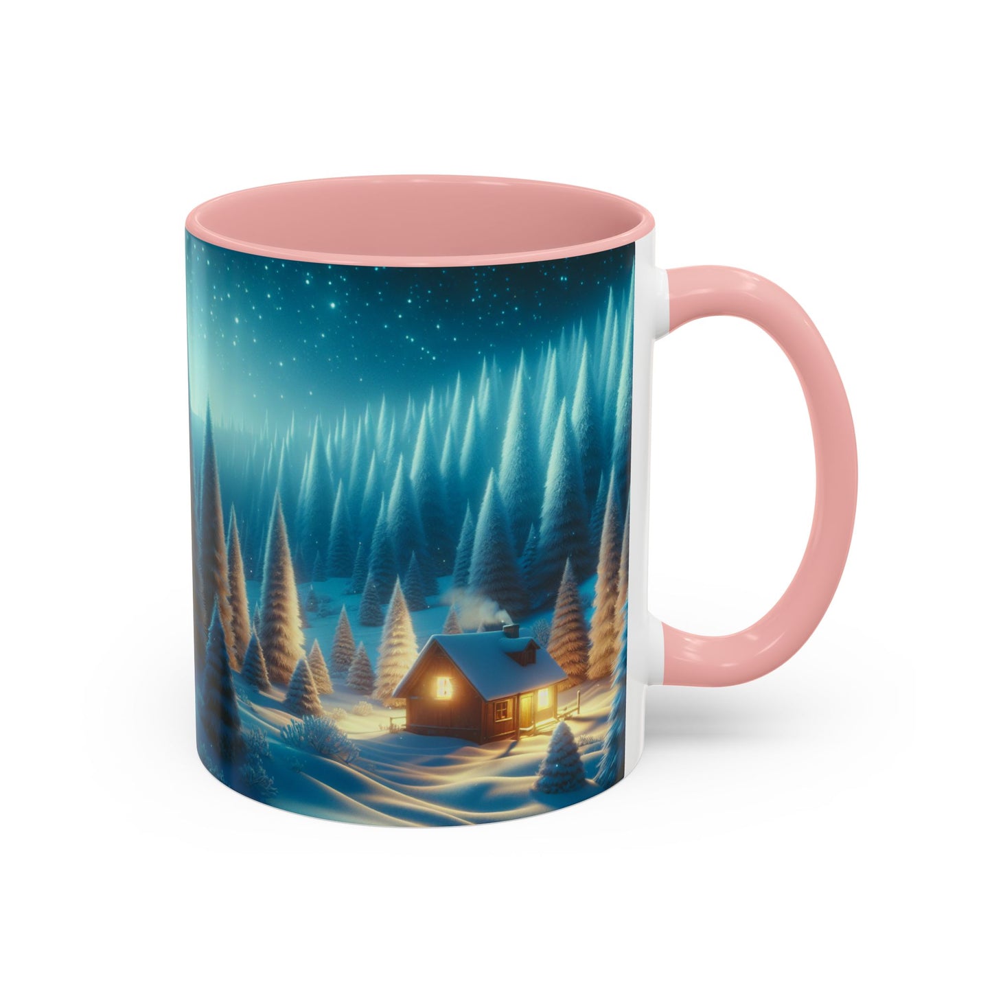 Coffee Mug Snowy Forest Scene