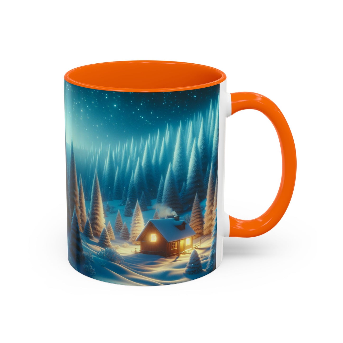 Coffee Mug Snowy Forest Scene
