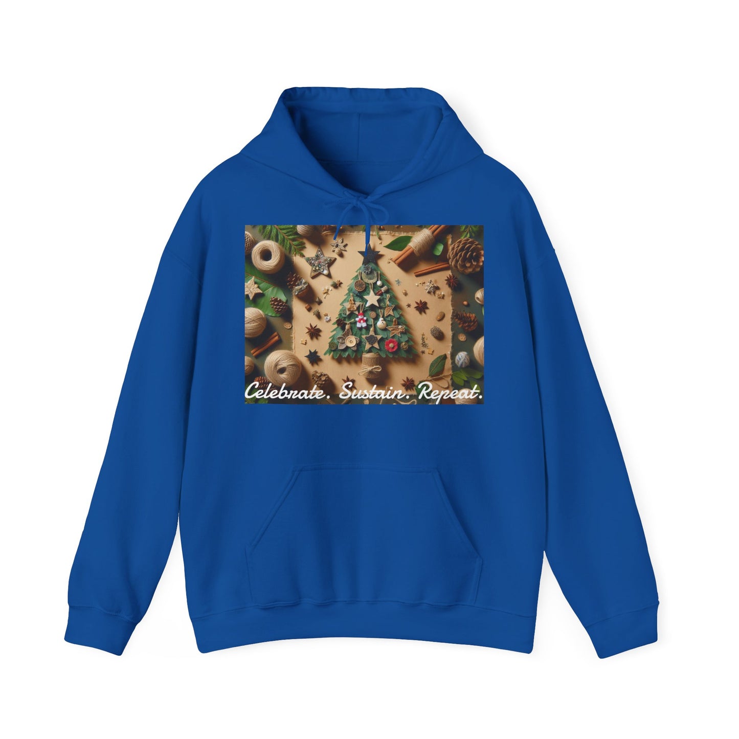 XXXL+ | Women's Hooded Sweatshirt - Celebrate. Sustain. Repeat.