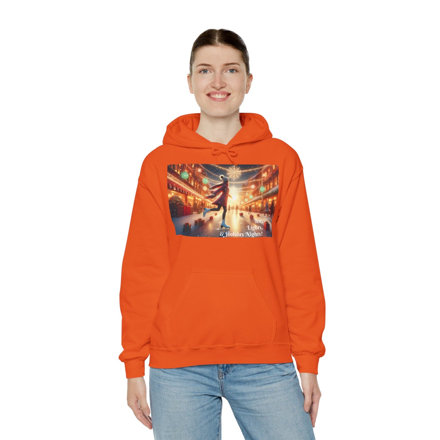 Women's Hooded Sweatshirt - Ice, Lights, & Holiday Nights!
