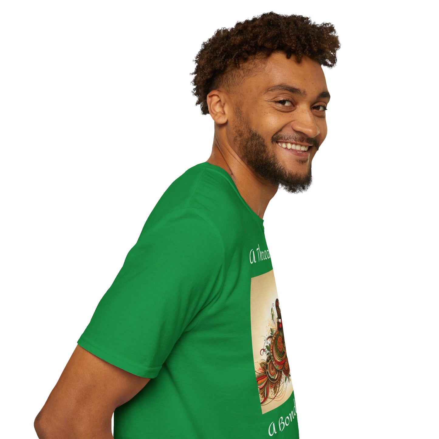 Men's T-Shirt | A Thread of Love. A Bond for Life | Brother & Sister | India Themed | Men's Softstyle T-Shirt