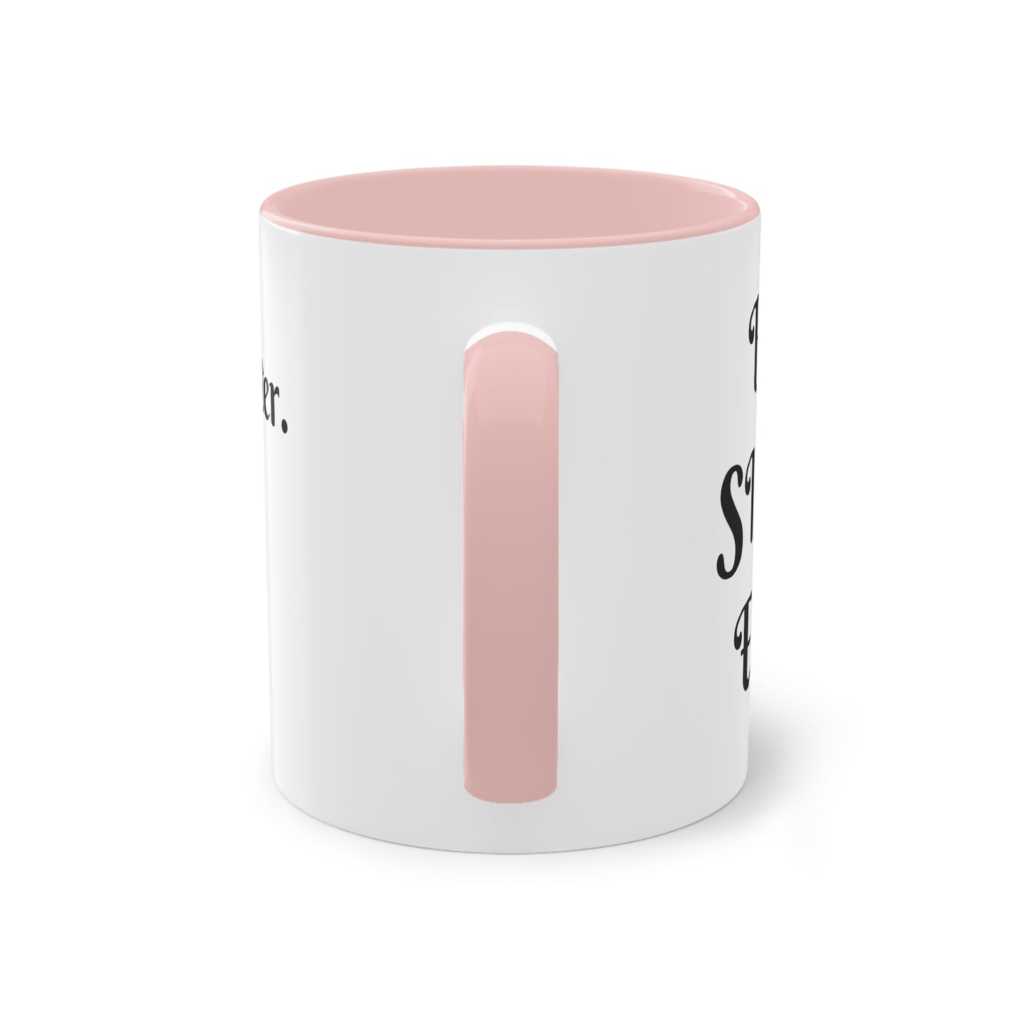 Coffee Mug | Protector. Guide. Ally. BEST SISTER EVER | Two-Tone Coffee Mug, 11oz