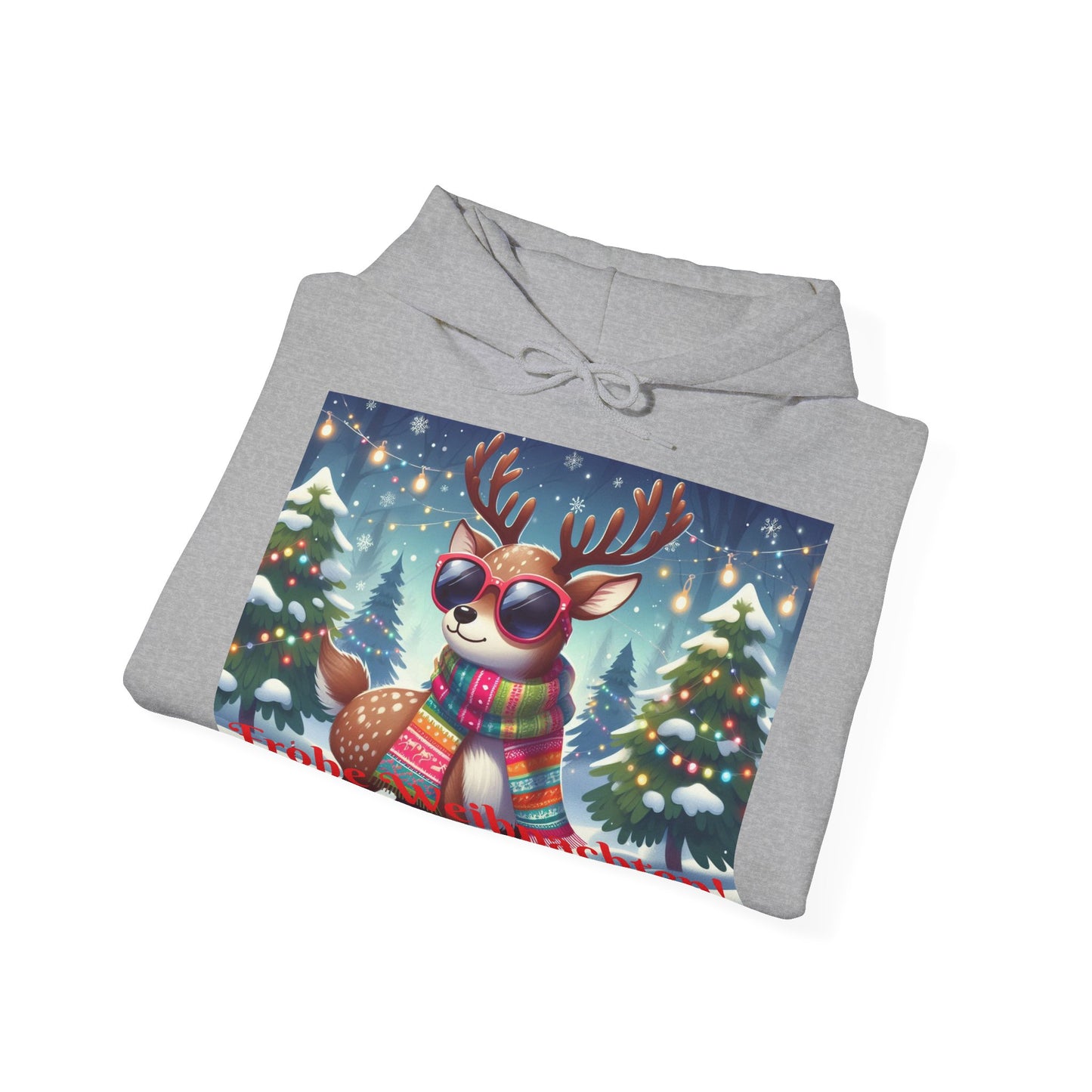 XXXL+ | Men's Hooded Sweatshirt - Frohe Weihnachten!
