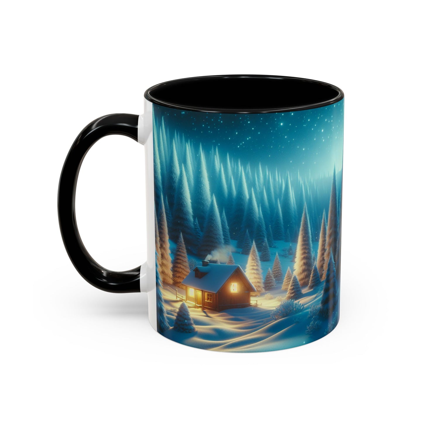 Coffee Mug Snowy Forest Scene