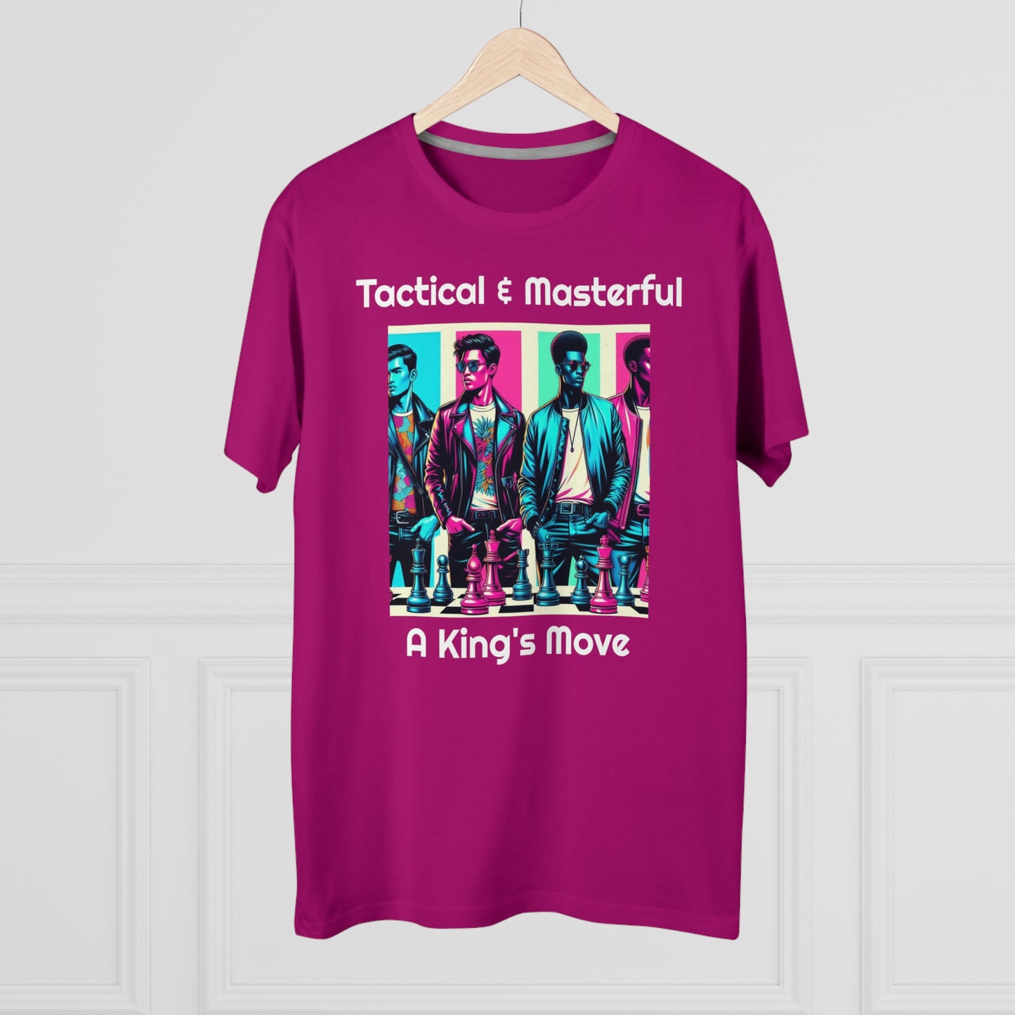 Men's T-Shirt | Tactical & Masterful - A King's Move | Bold & Stylish | Chess Themed | Men's Modern-fit Tee