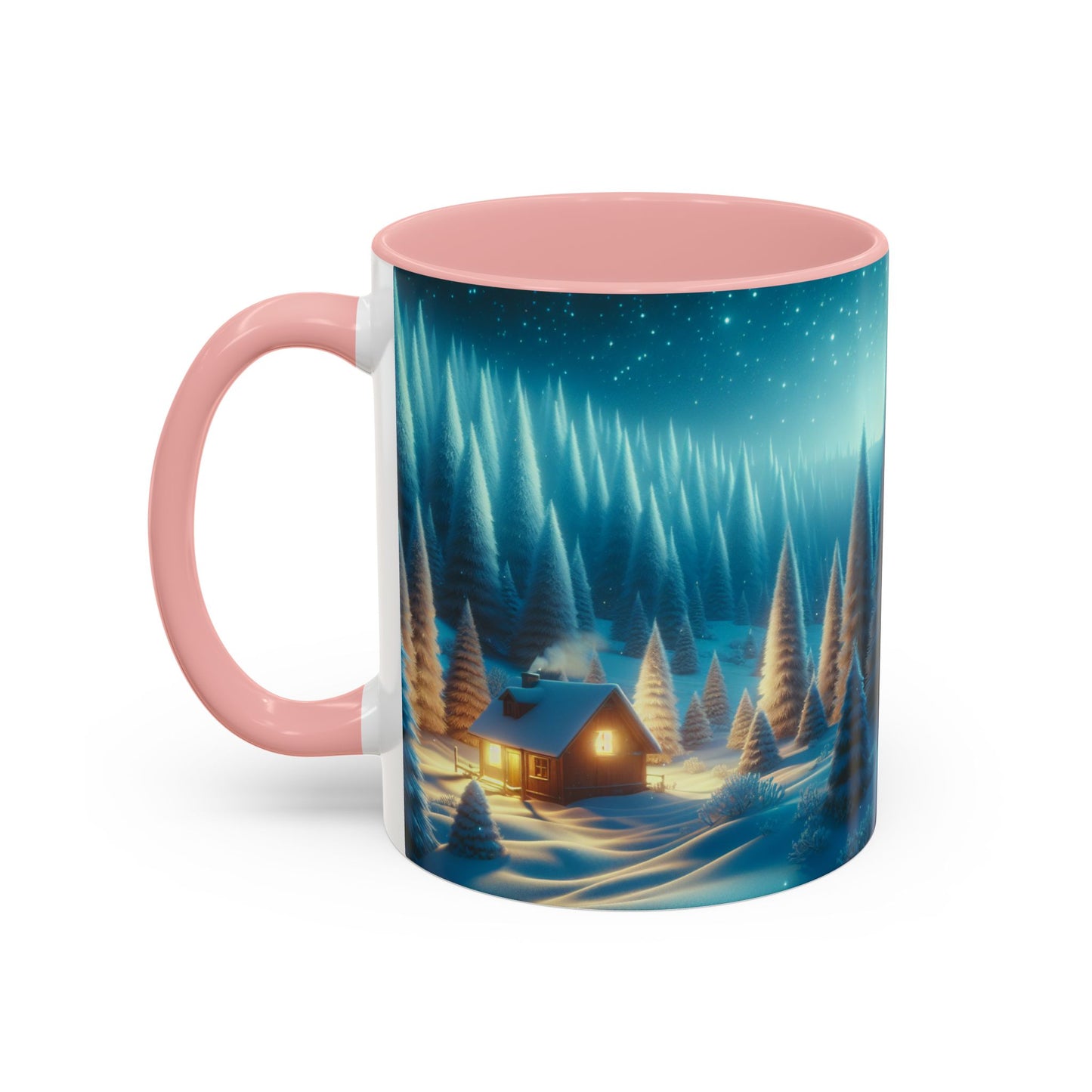 Coffee Mug Snowy Forest Scene
