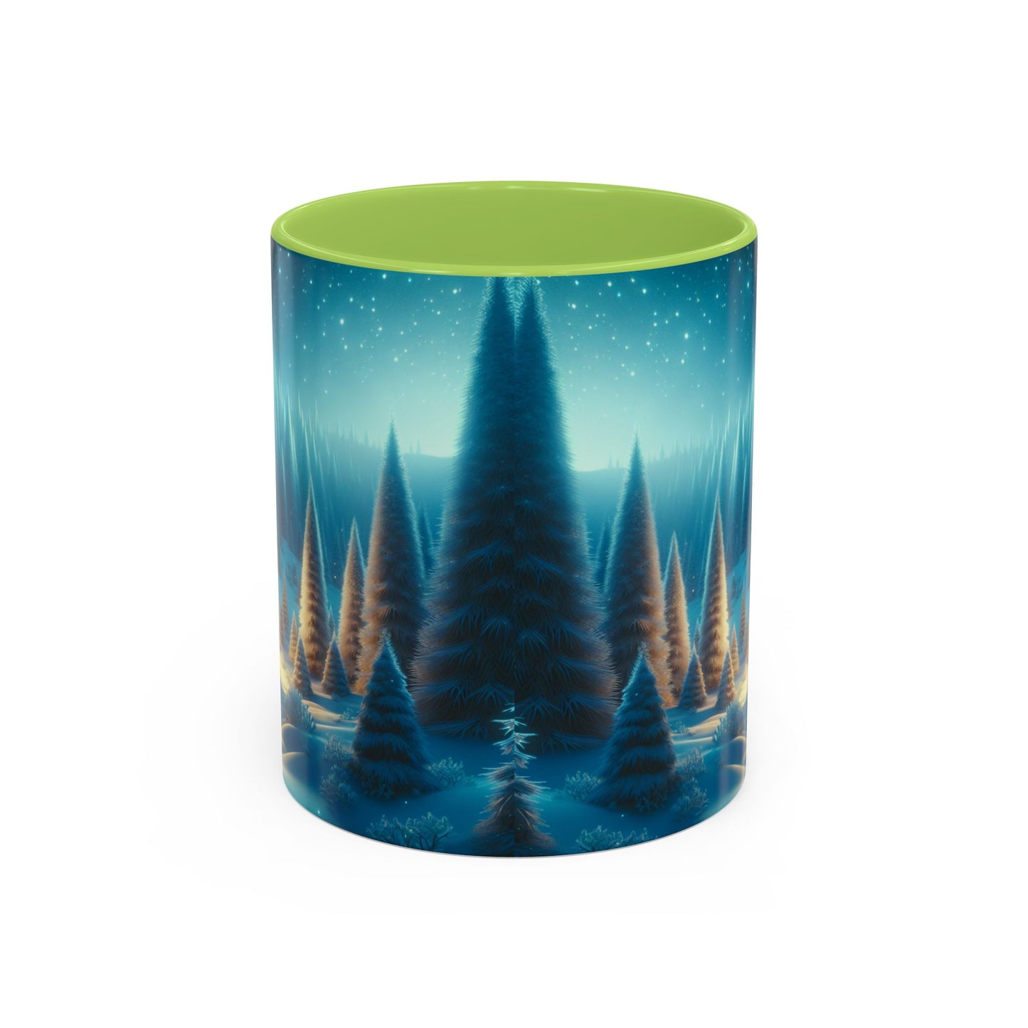 Coffee Mug Snowy Forest Scene