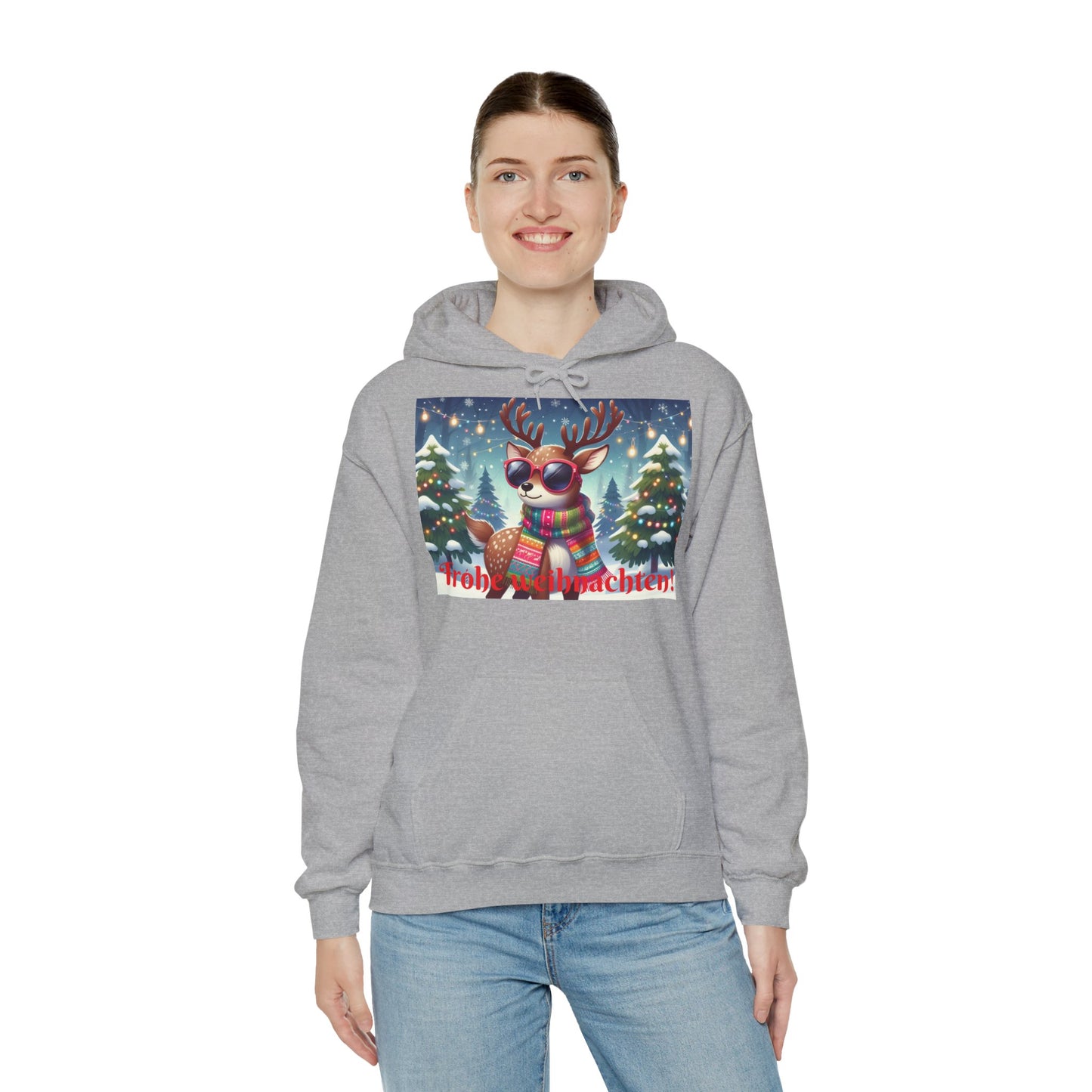 XXXL+ | Women's Hooded Sweatshirt - Frohe Weihnachten!