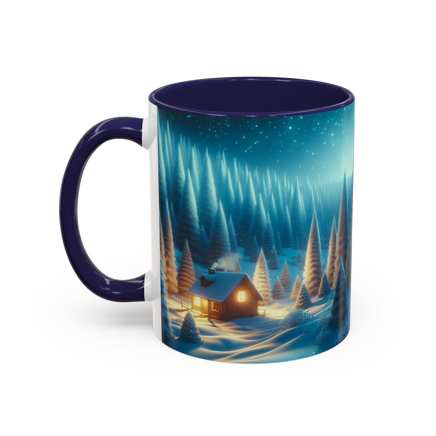 Coffee Mug Snowy Forest Scene