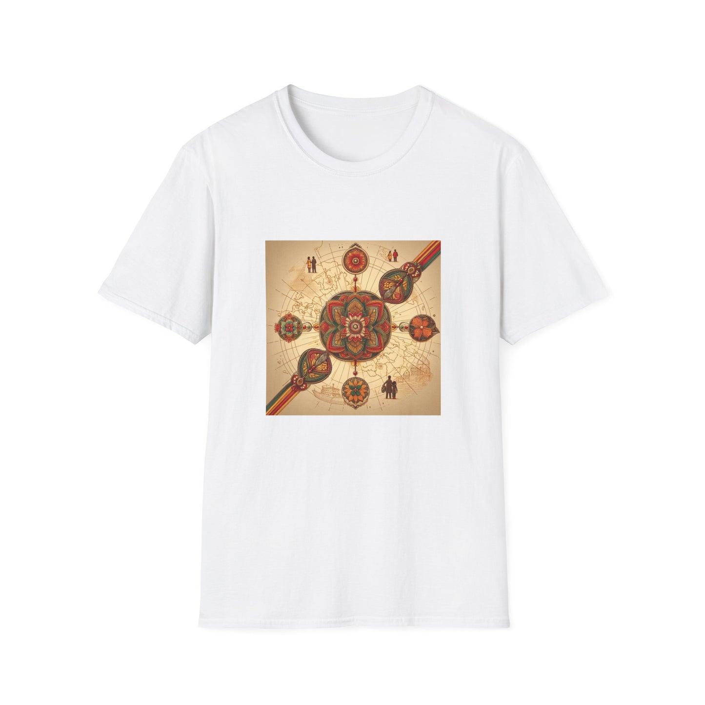 Rakhi Men's T-Shirt | Bonds Beyond Borders | Celebrating Rakhi in Germany | Men's Softstyle T-Shirt