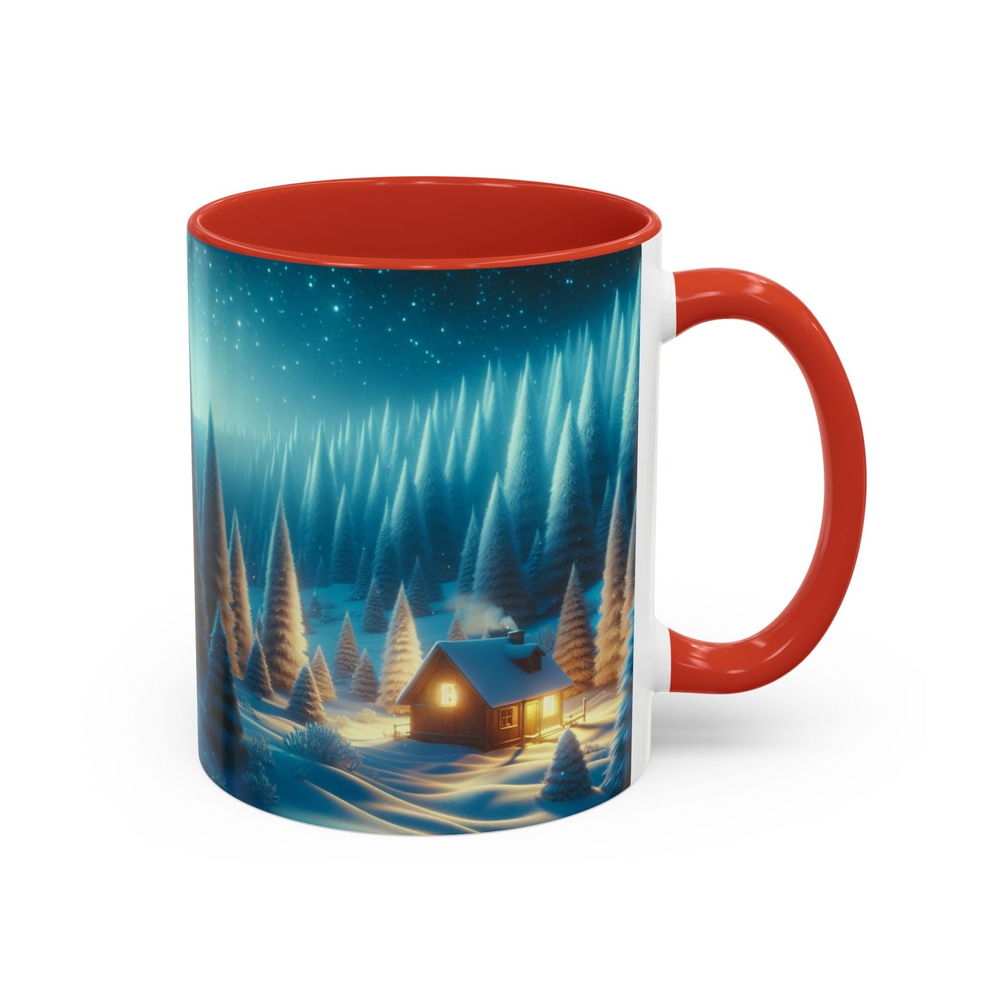 Coffee Mug Snowy Forest Scene
