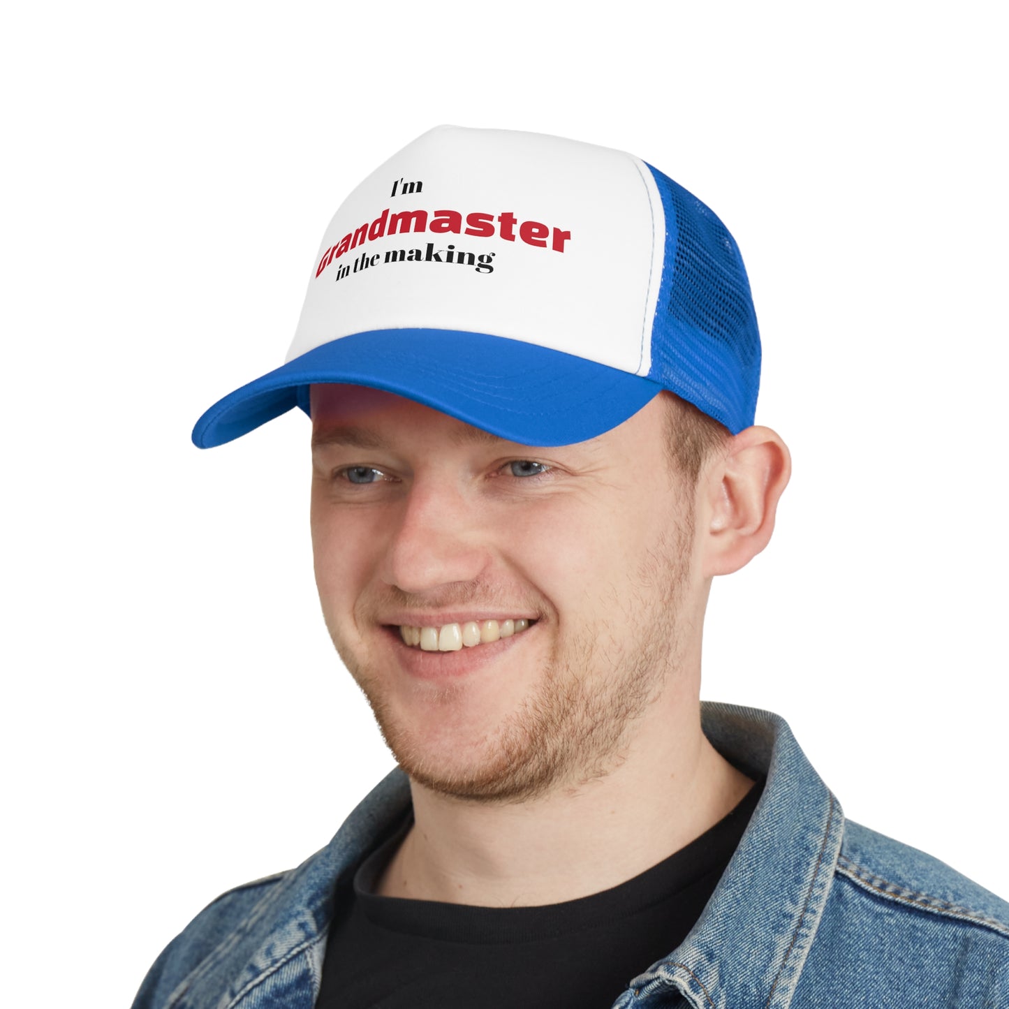 Cap | I'm Grandmaster in the making | Chess themed | Cool & Bold | Mesh Cap