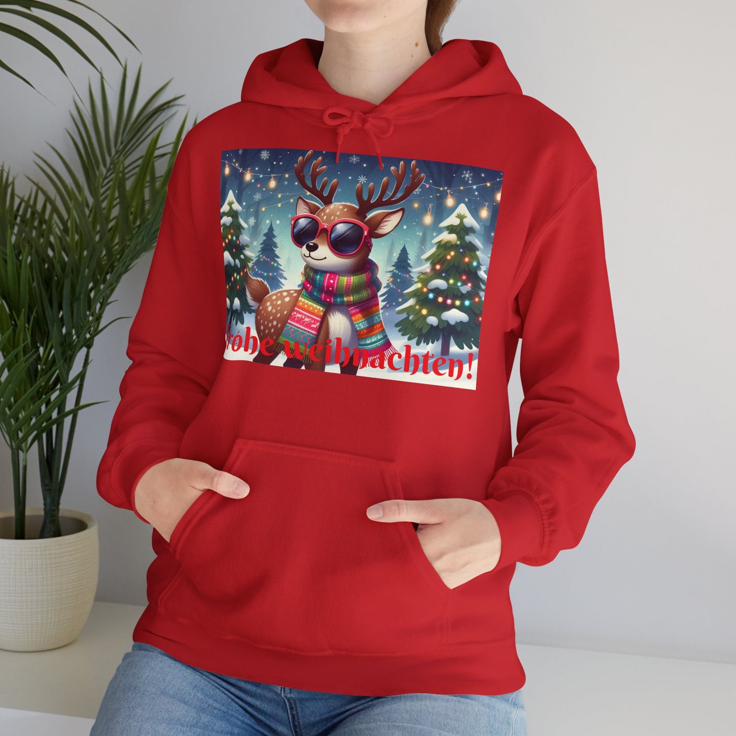 XXXL+ | Women's Hooded Sweatshirt - Frohe Weihnachten!